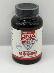 Alex Jones INFOWARS DNA Force PLUS (120 Capsules) Co Q10 & Systemic Enzymes 5/21 - Picture 1 of 4