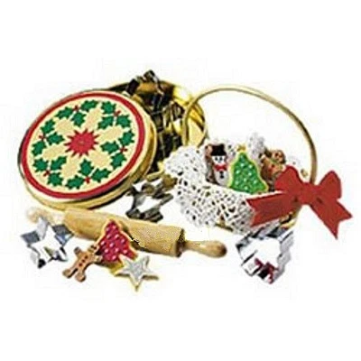 Juego completo para hornear galletas American Girl nuevo en caja cortadores de galletas de Navidad Foto 1 de 4