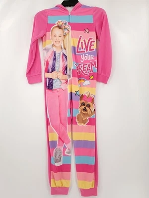 Pijama Nickelodeon JoJo Siwa ajustado feminino tamanho médio gráfico multicolorido 1 peça - Imagem 1 de 4
