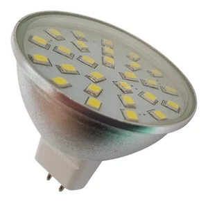 MR16 27 SMD LED 12V (10~30V DC / 10~18V AC) 360LM 4W warmweiß Glühbirne ~50W - Bild 1 von 6