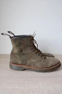 RARE Dr Martens CAMO Suede Leather 15325 Boot Doc Combat Men 9 Women 10 42 - Picture 1 of 7