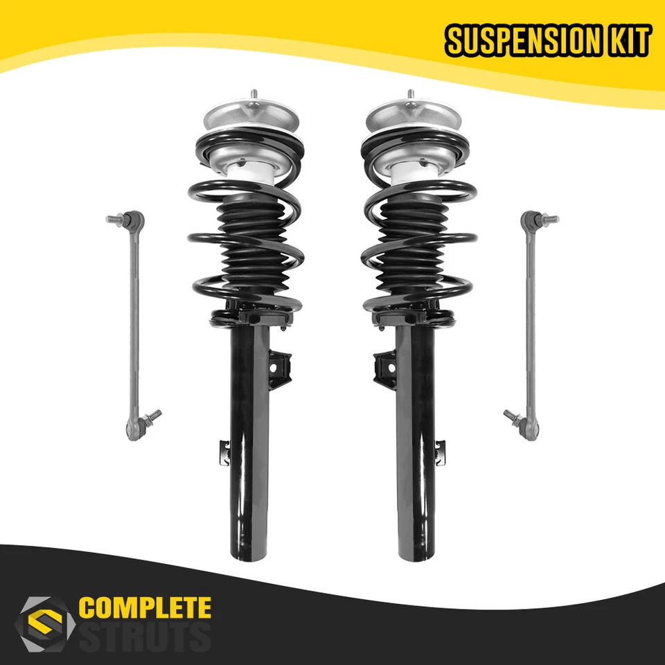 Front Complete Struts & Sway Bar Links for 2006-2011 BMW 323i RWD Foto 1 de 1