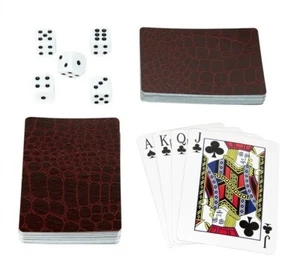 Trafalgar Card Set In Brown 127934 - Picture 1 of 2