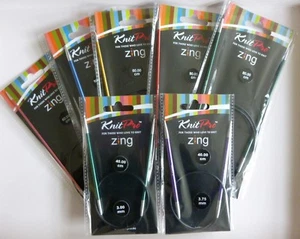 KNITPRO Zing Fixed Circular Knitting Needles ~ 2.00mm - 12.00mm - Picture 1 of 14