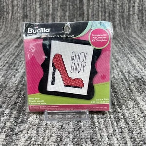 Bucilla My 1st Stitch Counted Cross Stitch Kit Shoe Envy WM 46415 New In Package - Picture 1 of 7