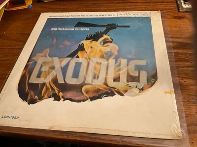 EXODUS LP SOUNDTRACK  RCA LOC1058 ORIGINAL SEALED MONO PRESS Ernest Gold  1960 - Image 1 of 2