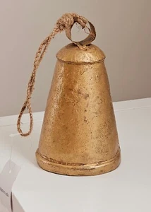 Vintage Indian Tin Bells Rustic Chime Jingle Bell Cow Bells For Decor Christmas - Picture 1 of 1