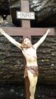 Crucifix Wood Carving, Handmade Wood Cross, Wooden Crucifix On Wall, Jesus Cross