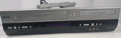 RCA DVD VCR Combo Recorder & 6 Head DRC8320N READ FOR PARTS ONLY w/ Remote - Image 1 of 4