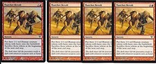 MTG AVACYN RESTORED THATCHER REVOLT x4 PLAYSET (1 FOIL, 3 REGULAR) #158/244
