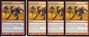 MTG AVACYN RESTORED THATCHER REVOLT x4 PLAYSET (1 FOIL, 3 REGULAR) #158/244 - Picture 1 of 1
