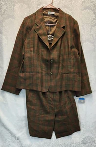 Kate Bush Karomuster Blazer und Rock Set Größe 16 und 18 - Bild 1 von 9