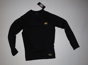 Venum G-Fit Rashguard MMA Long Sleeve Black Men’s Size L - Picture 1 of 7