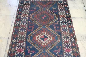 Antique HANDMADE Caucasian Kazak Karabakh rug 180 x 110 cm - Picture 1 of 10