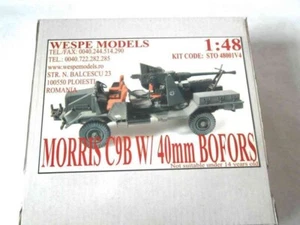 MORRIS C9B W/40mm BOFORS Wespe Models 1:48 SCALE - resin kit 48072 - Picture 1 of 1