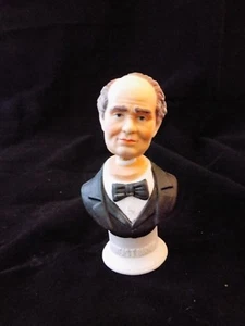 Decantador de esquí country 1970 p.T. Busto de circo Barnum 5" nuevo   - Imagen 1 de 2