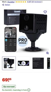 Mini spy Camera/ Beveiliging Camera - Afbeelding 1 van 6