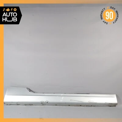 07-15 Jaguar X150 XKR XK faldón lateral derecho pasajero panel basculante plateado OEM Foto 1 de 4