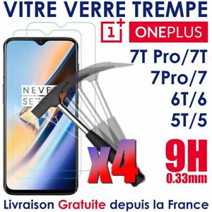 Verre Trempé OnePlus 9 8T 7T 7 Pro 6 6T 5 5T Film Protection Ecran 9H Lot de 3