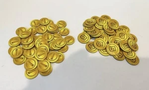 Monopoly Gamer Mario Bros Nintendo ricambio 87 monete d'oro pezzi di ricambio - Foto 1 di 1