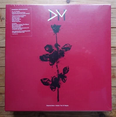DEPECHE MODE - VIOLATOR - THE SINGLES - 10 x 12" VINYL BOX SET - NEW + SEALED ! - Image 1 of 4