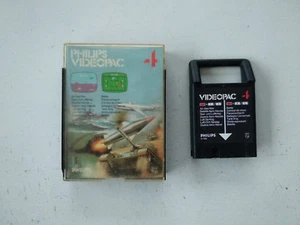Philips Videopac Nr. 4 Seeschlacht / französische Panzerkämpfe - Bild 1 von 4