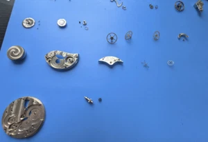 VINTAGE 18 SIZE ELGIN 21 JEWEL VERITAS GRADE 239 MODEL 8 POCKET WATCH PARTS - Picture 1 of 25