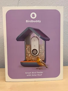 Bird Buddy Smart Bird Feeder With Camera Solar Powered Solar Roof - NEW SEALED - Picture 1 of 5