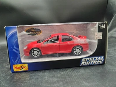 🚦🔥Super Rare RED Dodge Neon SRT4 2003 Model Car Maisto 1/24th Scale🔥🚦 - Image 1 of 4