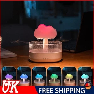 Aromatherapy Diffuser Night Light Diffuser 7 Colors Home Bedroom Desk Decoration - Picture 1 of 12