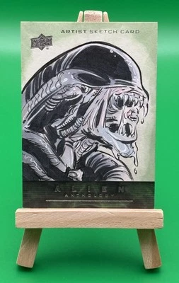 2016 Upper Deck Alien Anthology Sketch Card By Mitch Ballard - Image 1 of 2