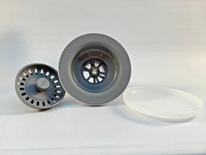 Elkay Polymer Ablaufgarnitur für 3-1/2 Zoll Spüle Ablauföffnung Greystone LKQS35GS - Bild 1 von 3