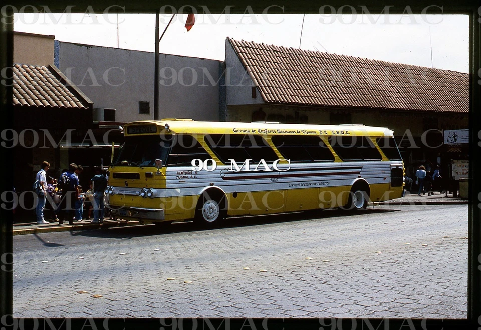 C.R.O.C. Autobús Sultana #6. Tijuana (MX). Diapositiva original 1987. Foto 1 de 1