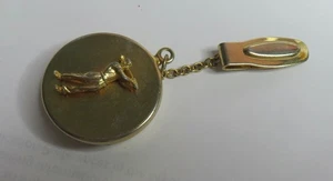 Golfball Marker Clip auf Golfer goldfarben KOSTENLOSER VERSAND - Bild 1 von 4