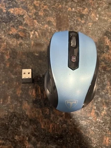 Easterntimes Tech D-09 Blue/Black 2.4G Wireless Optical Mouse With Receiver - Picture 1 of 8