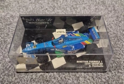 1/43 MINICHAMPS BENETTON 1999 SHOWCAR G Fisichella Limited Edition F1 Formula 1 - Image 1 of 4