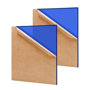 2er Pack 16 Zoll x 20 Zoll Transluzent Blau Acrylplatte 3 mm Dick Acryl Kunststoff S... - Bild 1 von 6