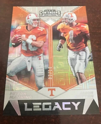 PEYTON MANNING JASON WITTEN 2019 Panini Contenders Legacy SSP 3/10 SSP - Image 1 of 2