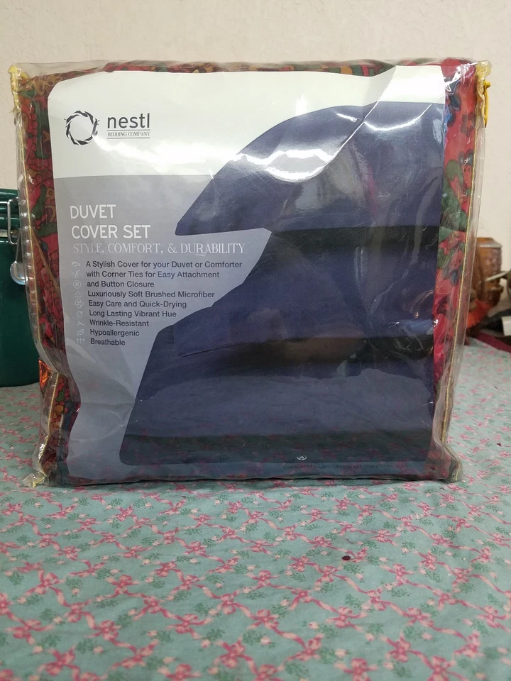 Nestl Duvet Cover SET King DVTCVR TIE NB K YLW FBA MULTI COLORED  - Image 1 of 4