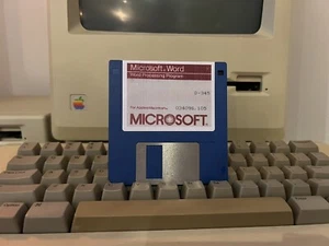Microsoft Word 1.0 - 400K Diskette für Macintosh 128K, 512K, 512Ke - Bild 1 von 3