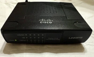 Linksys 5-port EtherFast 10/100 Workgroup Switch Model EZXS55W Ver. 4.2 - Image 1 of 4