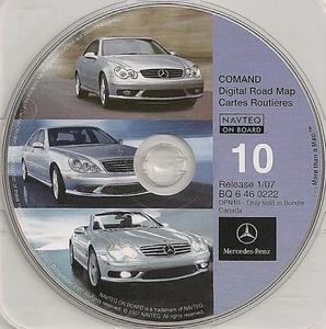 2002 MERCEDES BENZ E E500 E430 E320 E55 AMG NAVIGATION NAV GPS MAP 07 CD CANADA - Picture 1 of 1