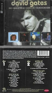 DAVID GATES-FIRST/NEVER LET HER GO/G'BYE GIRL/FALLING LOVE-4LPS/2CDS - Picture 1 of 2