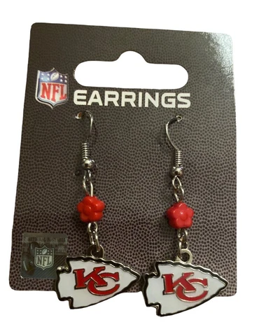 NFL Kansas City Chiefs Sopie Dangle Earrings Cover