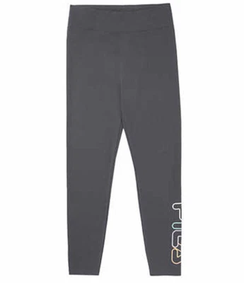 Leggings al tobillo Fila para mujer con logotipo cintura alta mezcla de algodón Foto 1 de 2