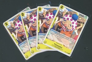 ONE PIECE Card Game Kingdoms of Intrigue TONOYASU X 4 OP04-109 C ENGLISH - Picture 1 of 1