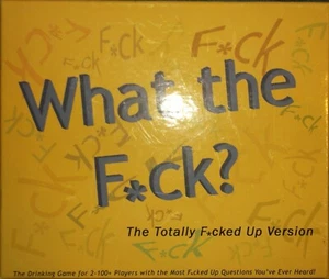 WHAT THE F*CK? THE TOTALLY F*CKED UP VERSION GAME USED DRINKING GAME KHEPER GAME - Imagen 1 de 4
