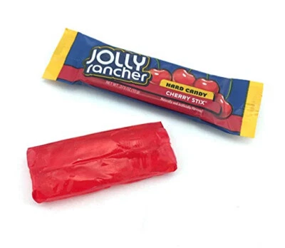 Jolly Rancher Cherry STIX 30 pieces CHERRY Jolly Ranchers STICKS candy Stix - Image 1 of 3