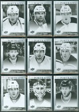 2017-18 UPPER DECK CANVAS UD PORTRAITS STARS CLASSIC NHL HOCKEY CARD SEE LIST