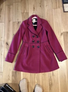 Yumi.NEW/TAGS.Fuchsia/ Black Trim Smart Pretty Coat.UK 10. Party, Evenings - Picture 1 of 24